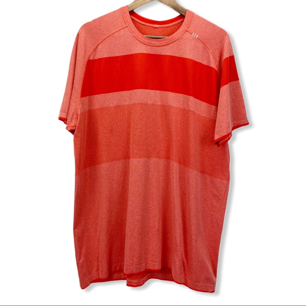 Lululemon Swiftly Tech Tee Orange Red Size XXL